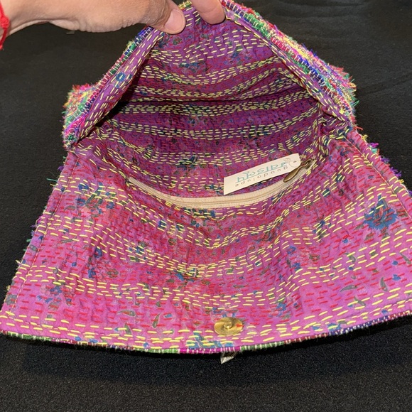 Fun Multicolor tweed clutch from Guadalupe Design - Picture 4 of 7